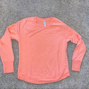 Athleta Mindset Sweatshirt Orange Haze Size Medium